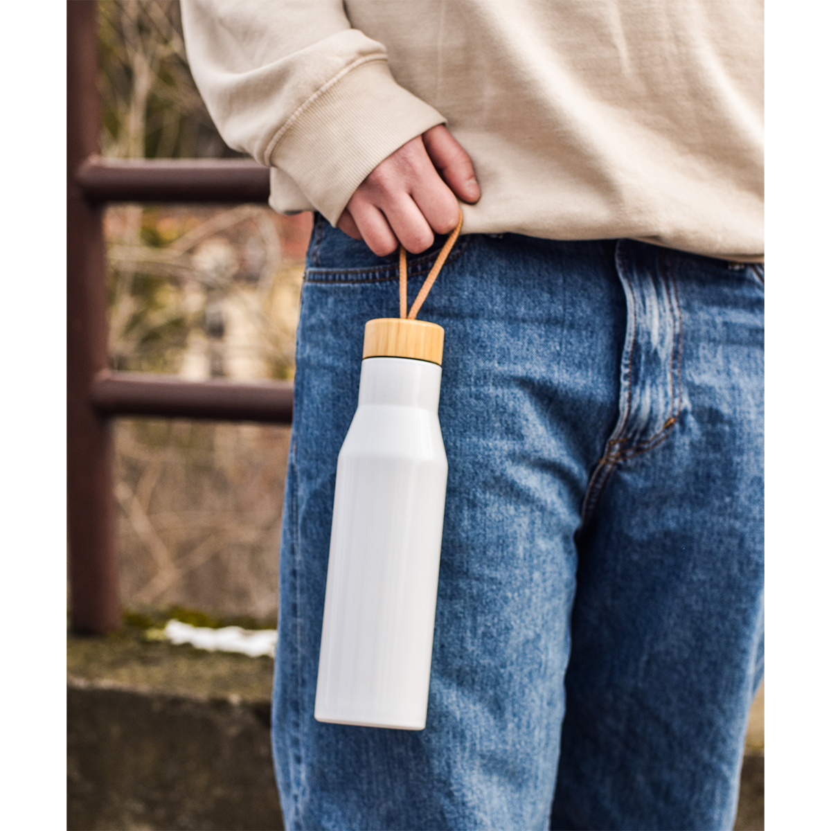 R08256.06 - Butelka termiczna Lavotto 500 ml, biały