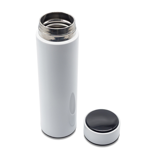 R08257.06.A - Kubek termiczny z termometrem Falco 420 ml, biały