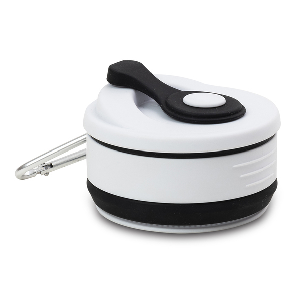 R08258.02 - Kubek silikonowy Flexi 350 ml, czarny 