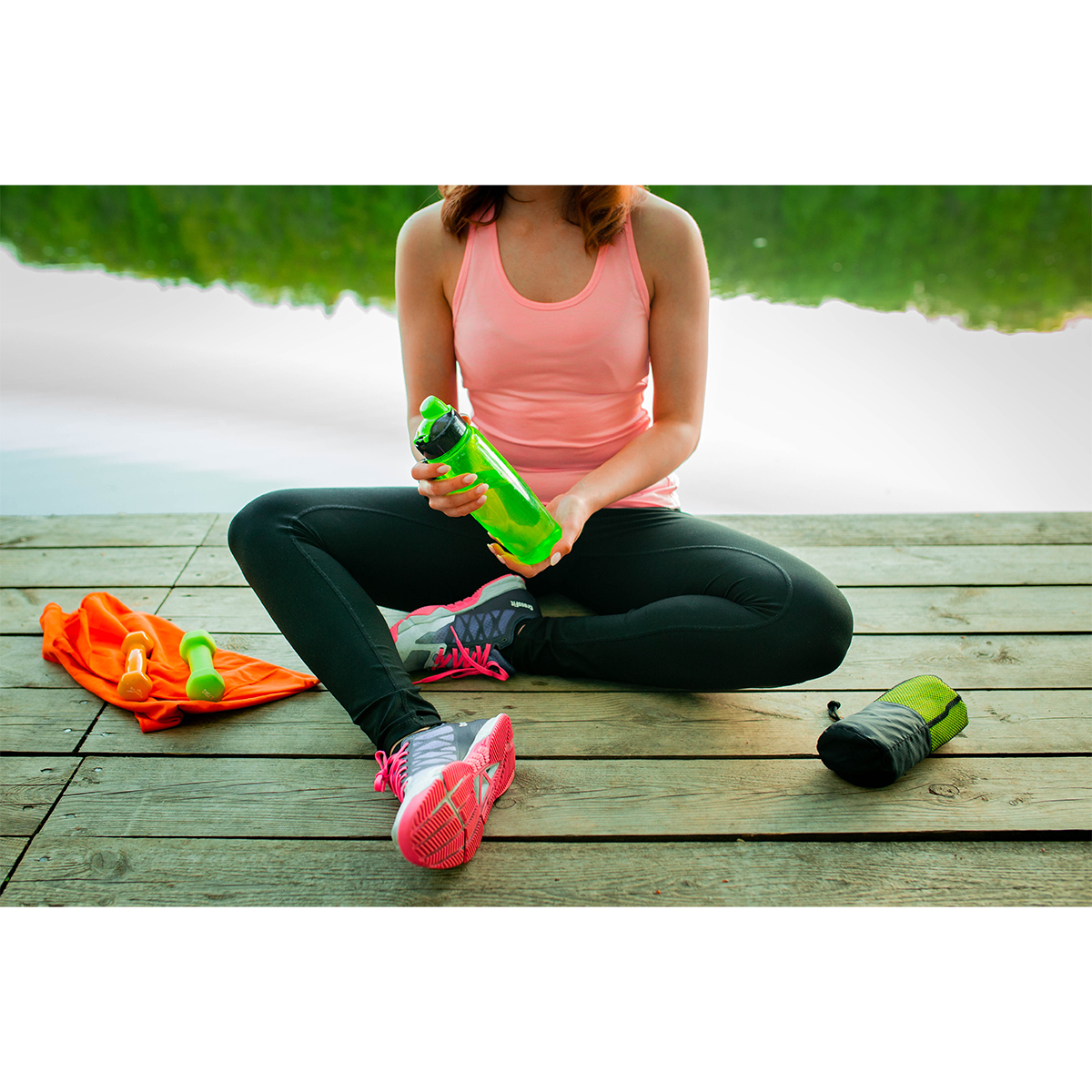 R08294.05 - Bidon Jolly 700 ml, zielony