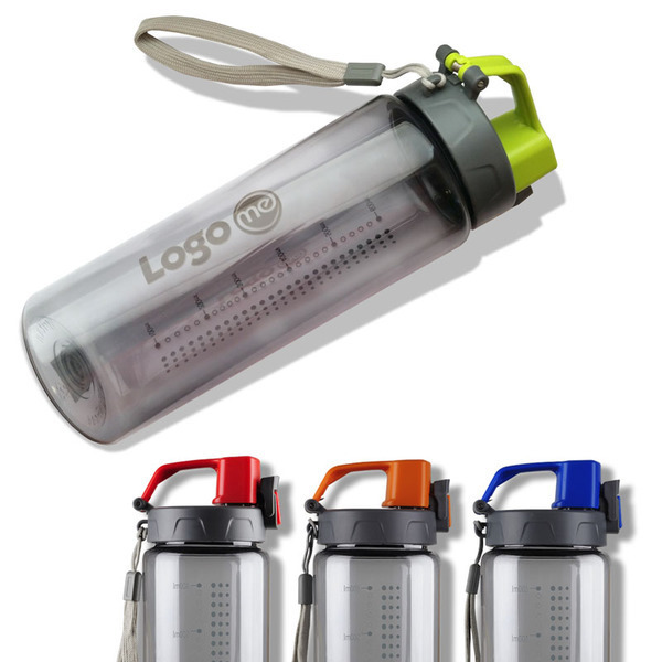 R08312.15 - Bidon Feelsogood 700 ml, pomarańczowy/szary