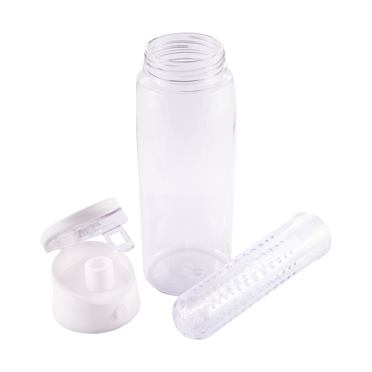 R08313.06.O - Bidon Frutello 700 ml, biały/transparentny