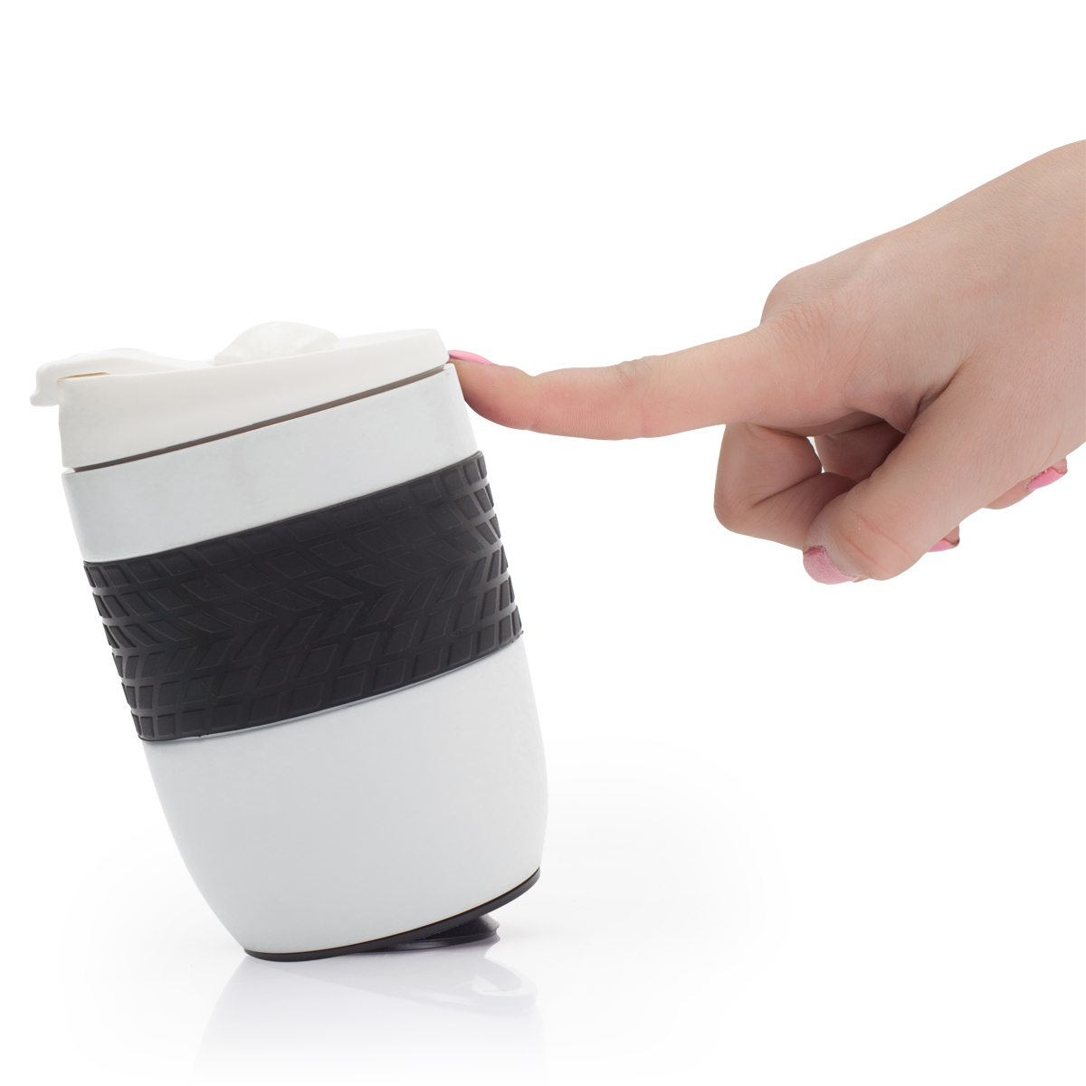 R08317.06 - Kubek termiczny Offroader 200 ml, biały