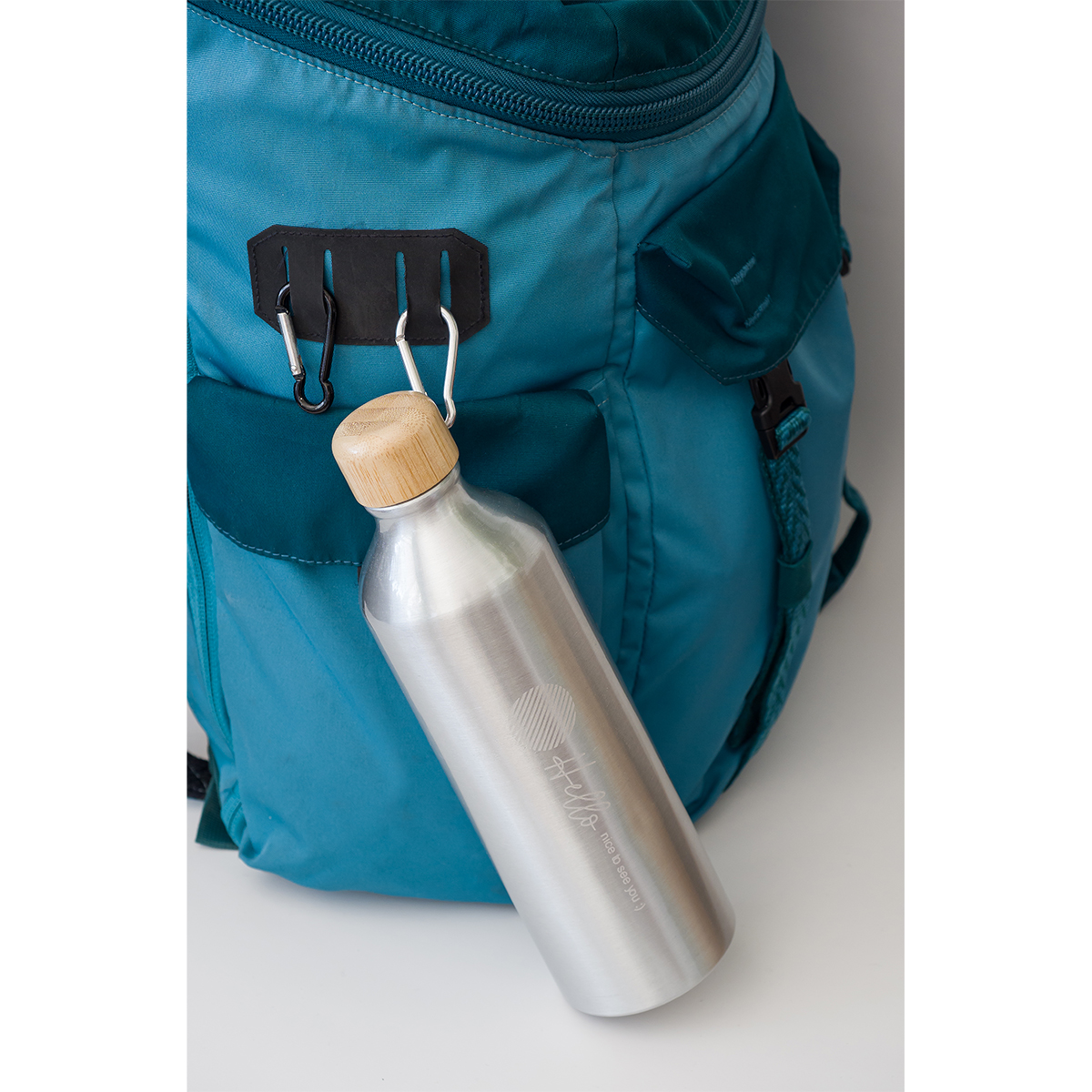 R08415.01 - Butelka aluminiowa Luqa 800 ml, srebrny