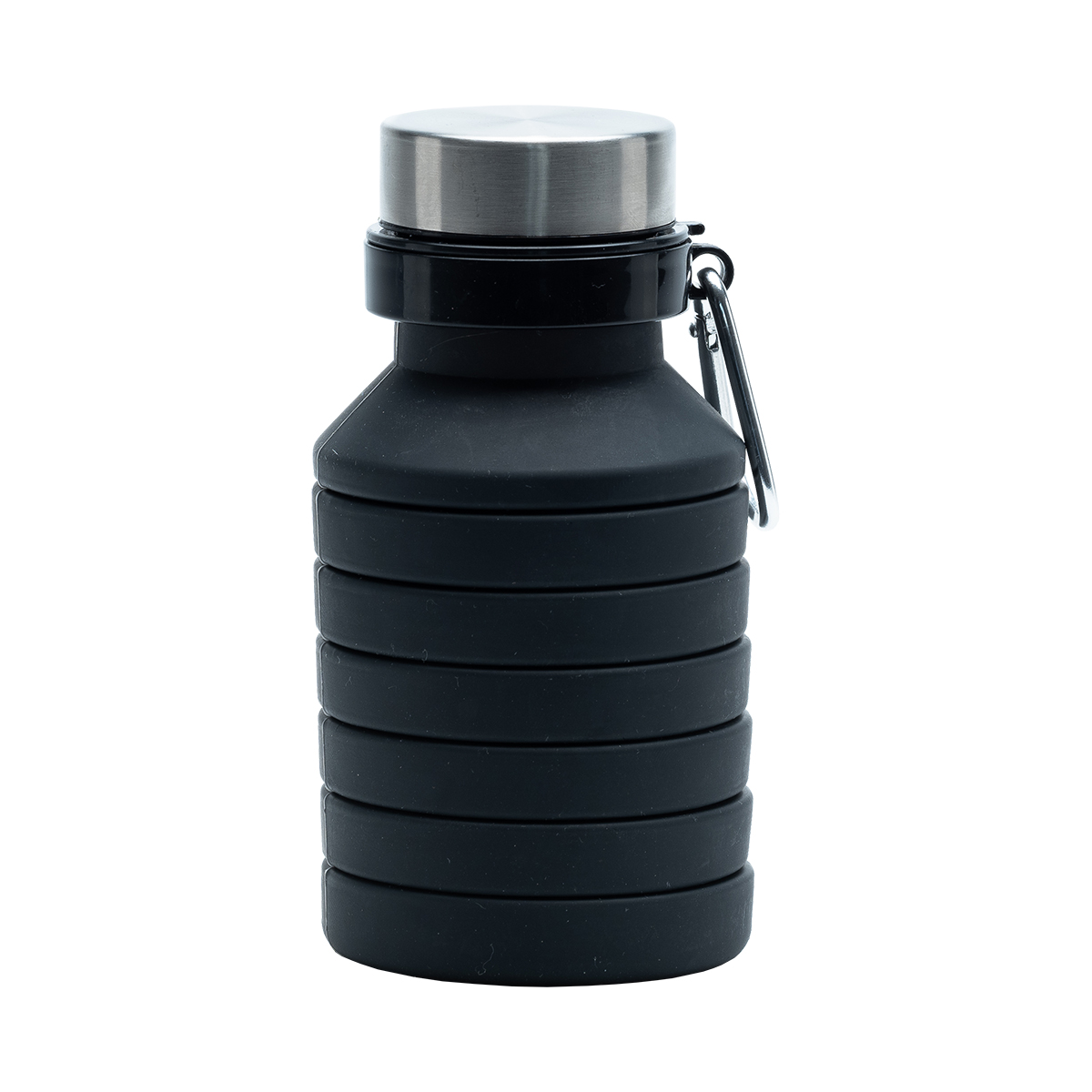 R08436.02 - Składany bidon sportowy Makalu 550 ml, czarny
