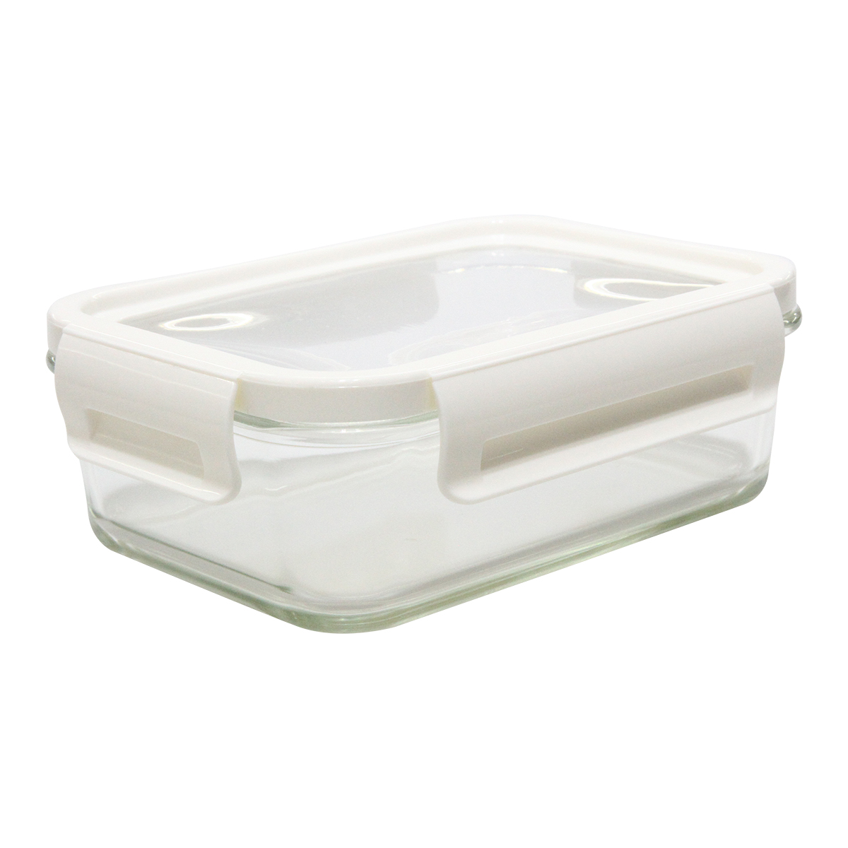 R08442.00 - Lunch box Delect 900 ml, biały/transparentny