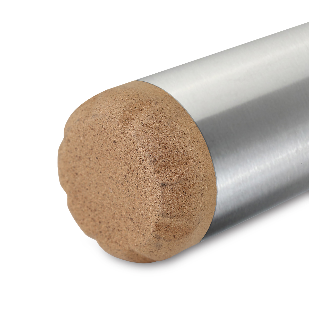 R08445.01 - Butelka termiczna z korkowym spodem  , srebrny