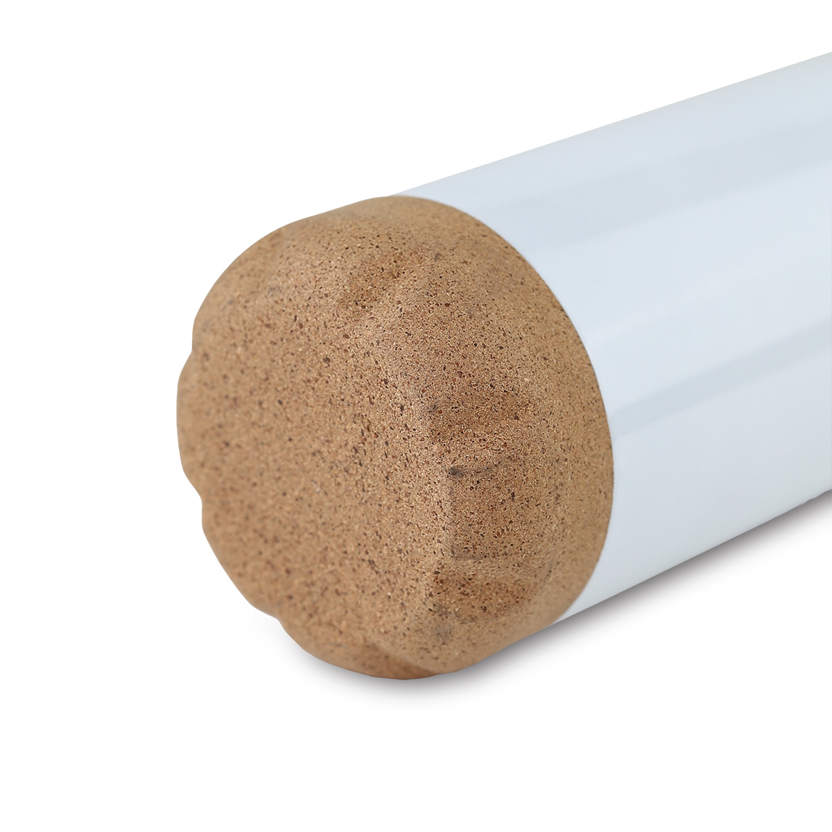 R08445.06 - Butelka termiczna z korkowym spodem  , biały