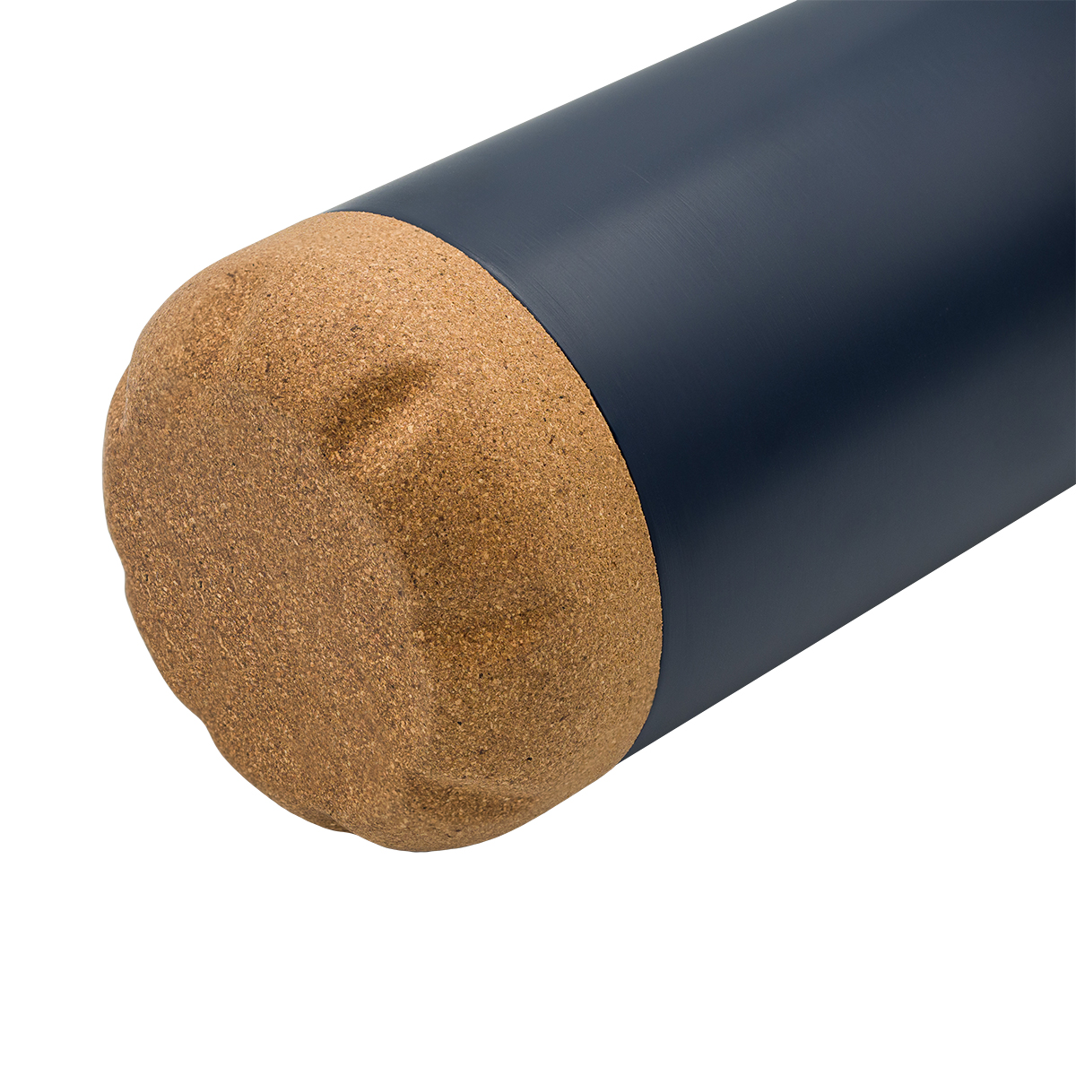 R08445.42 - Butelka termiczna z korkowym spodem  , granatowy