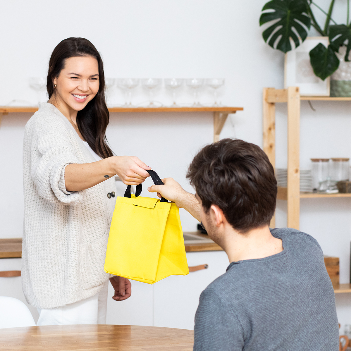 R08457.03 - Torba na lunch z izolacją Pranzo, żółty