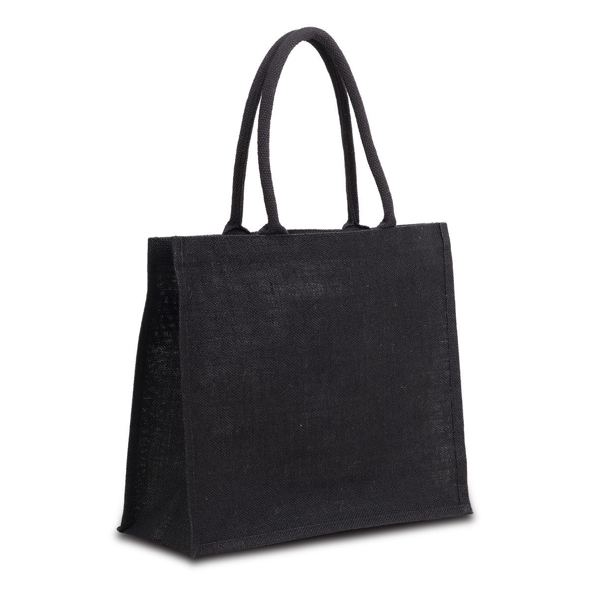 R08498.02 - Torba na zakupy z juty Nice Shopper, czarny