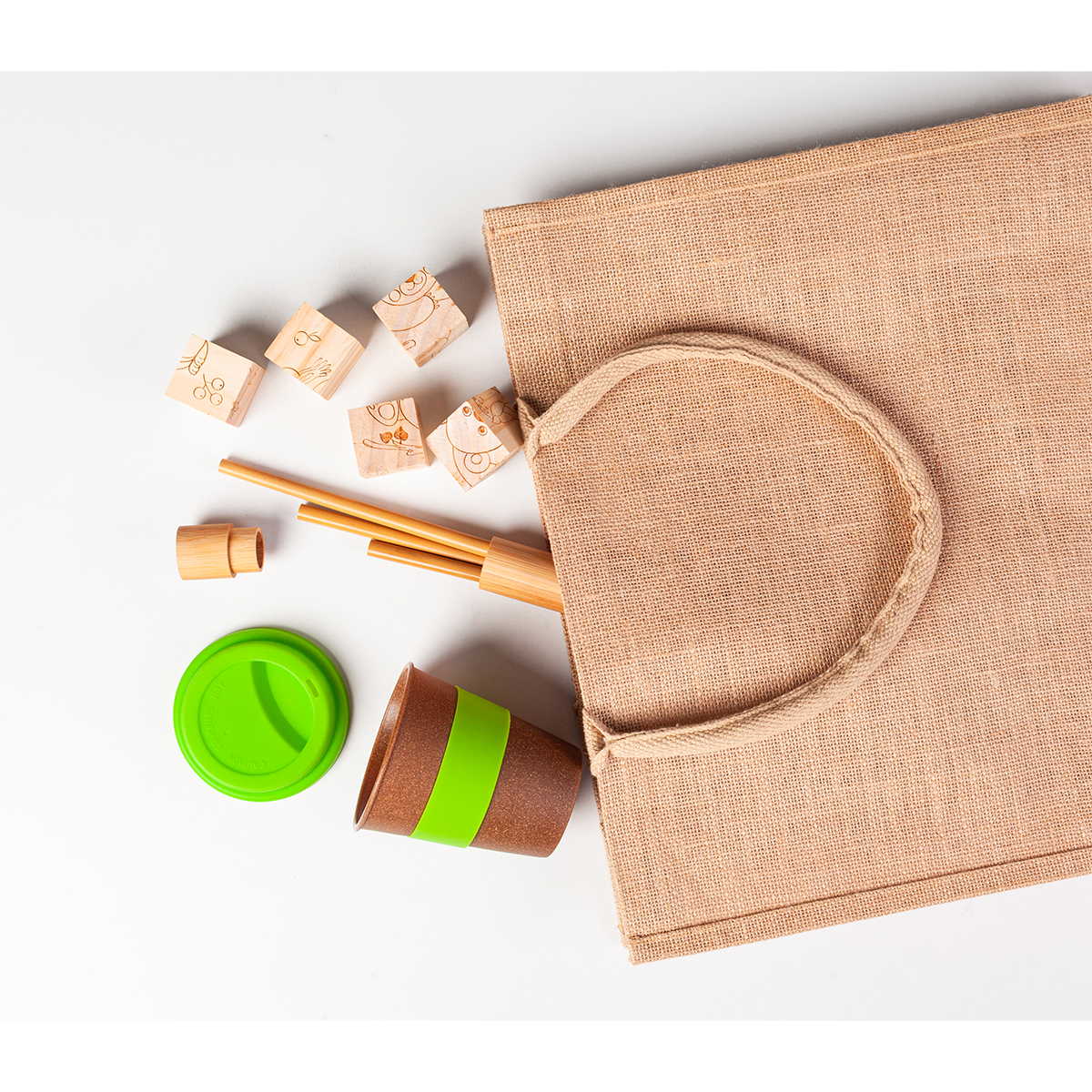 R08507.13 - Torba na zakupy z juty Natural Shopper, beżowy