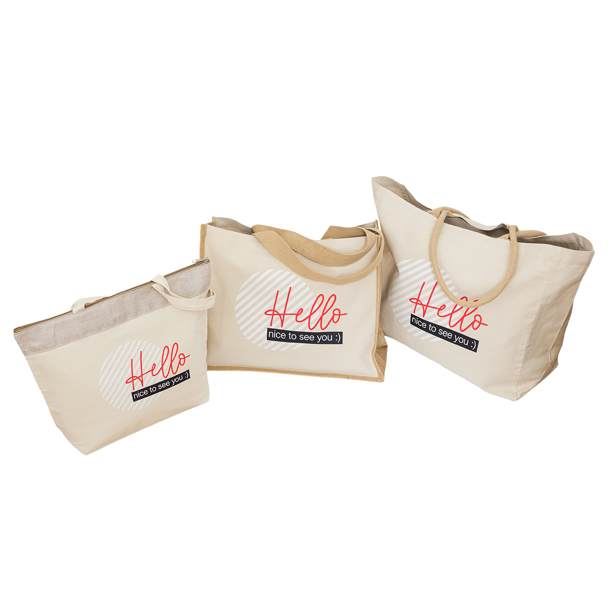 R08550.13 - Torba bawełniana XXL Raya, beżowy