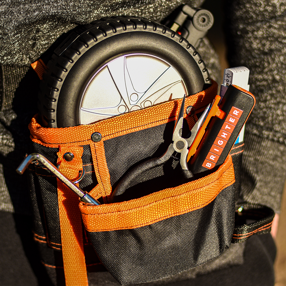 R08579.15 - Monterski pas na narzędzia Entooled, pomarańczowy