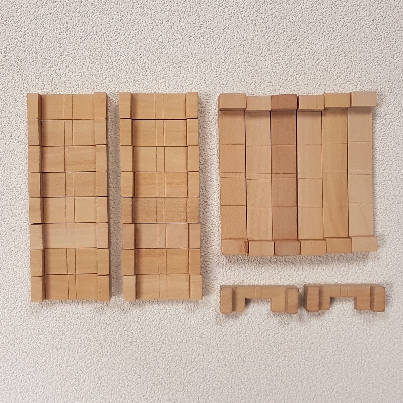 R08821 - Układanka logiczna Diamond, ecru