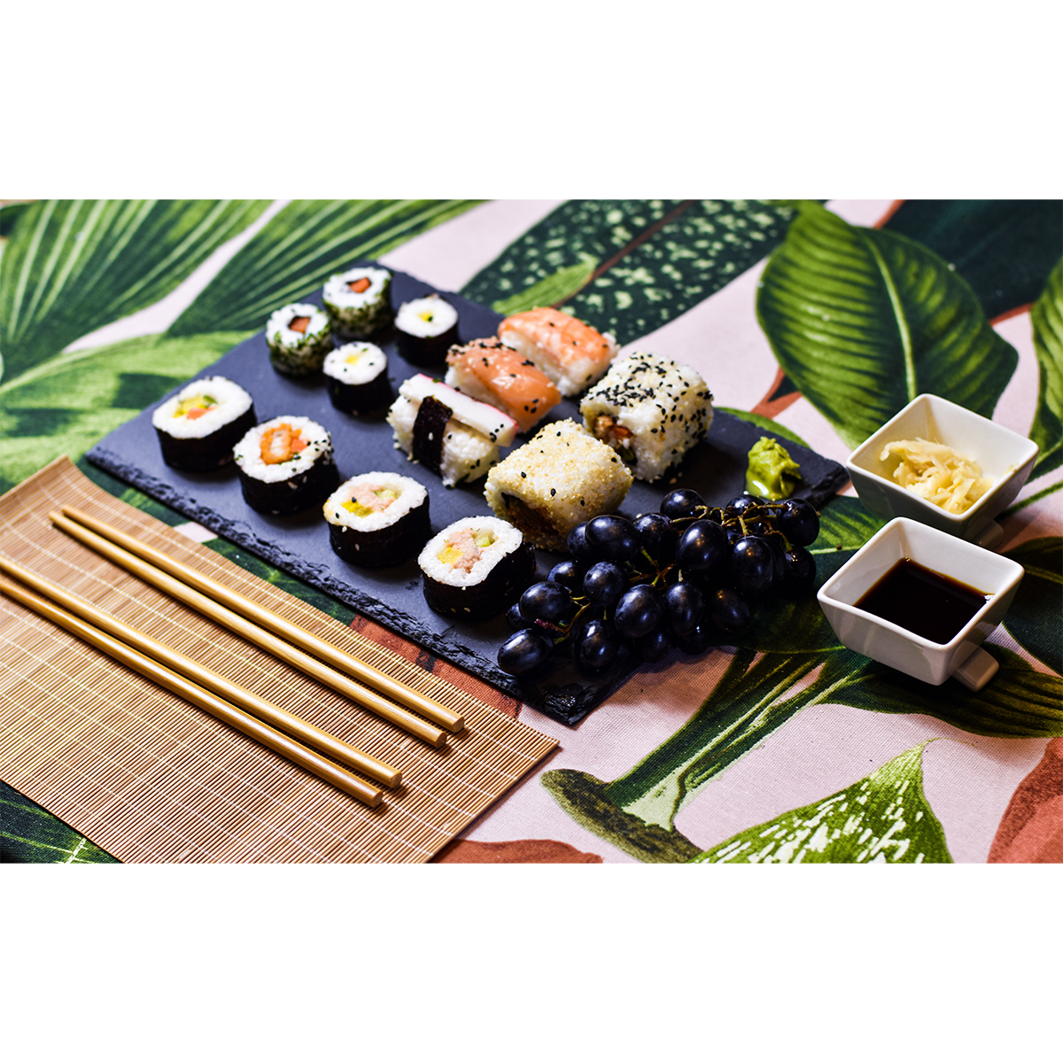 R17142.02 - Zestaw do sushi Temaki, czarny