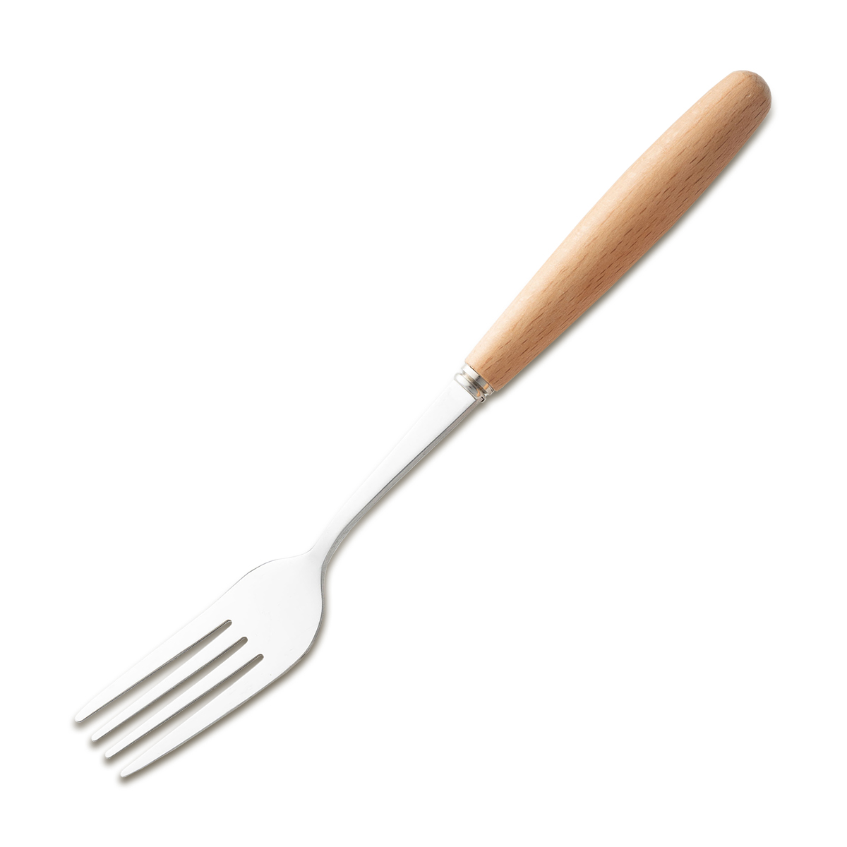 R17156.13 - Sztućce stalowe w woreczku Nantes, beżowy/srebrny