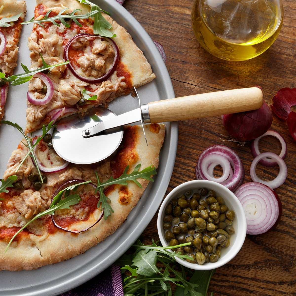 R17161.10 - Nóż do pizzy Bianca, brązowy