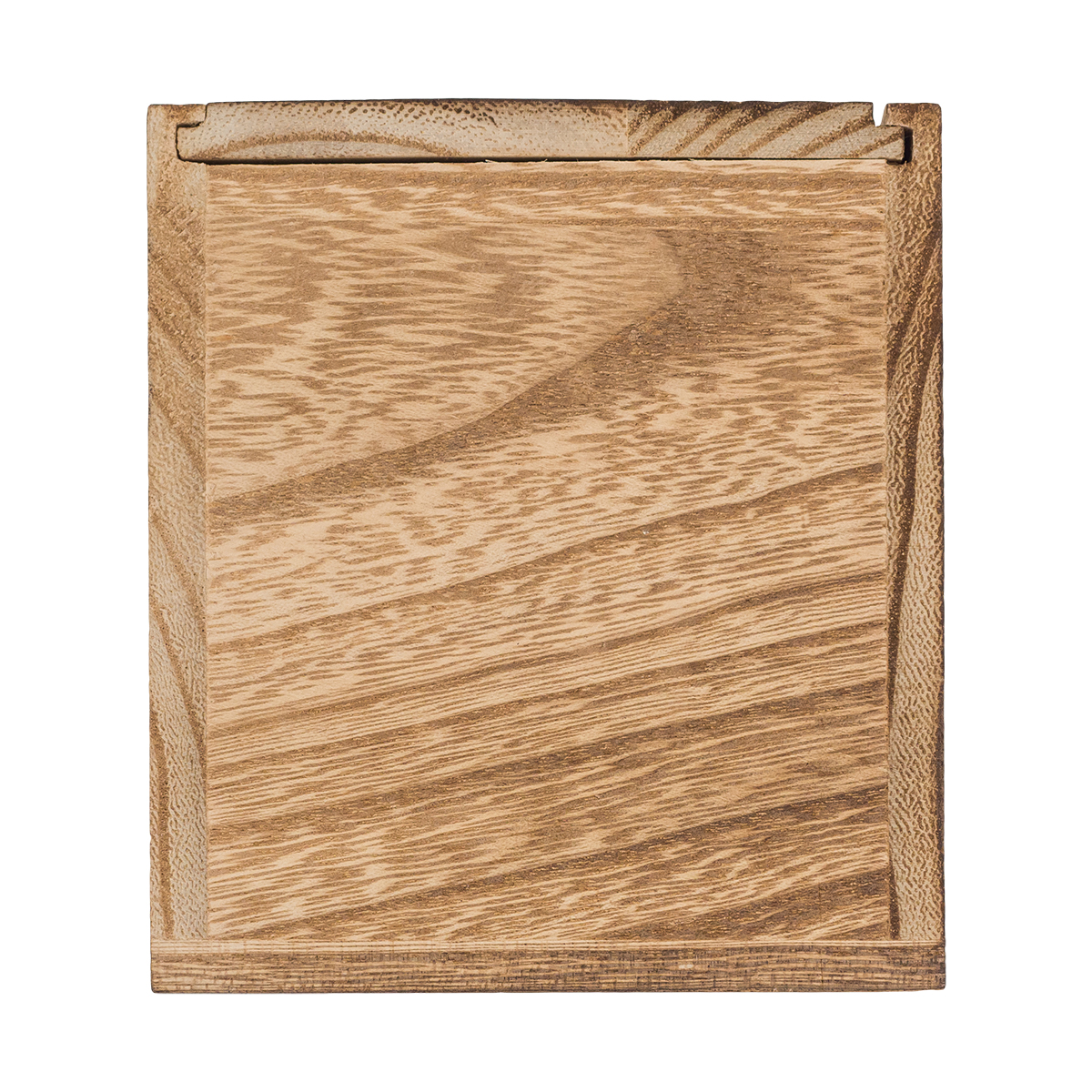 R17417.10 - Świeca w drewnianym pudełku Silia, brązowy