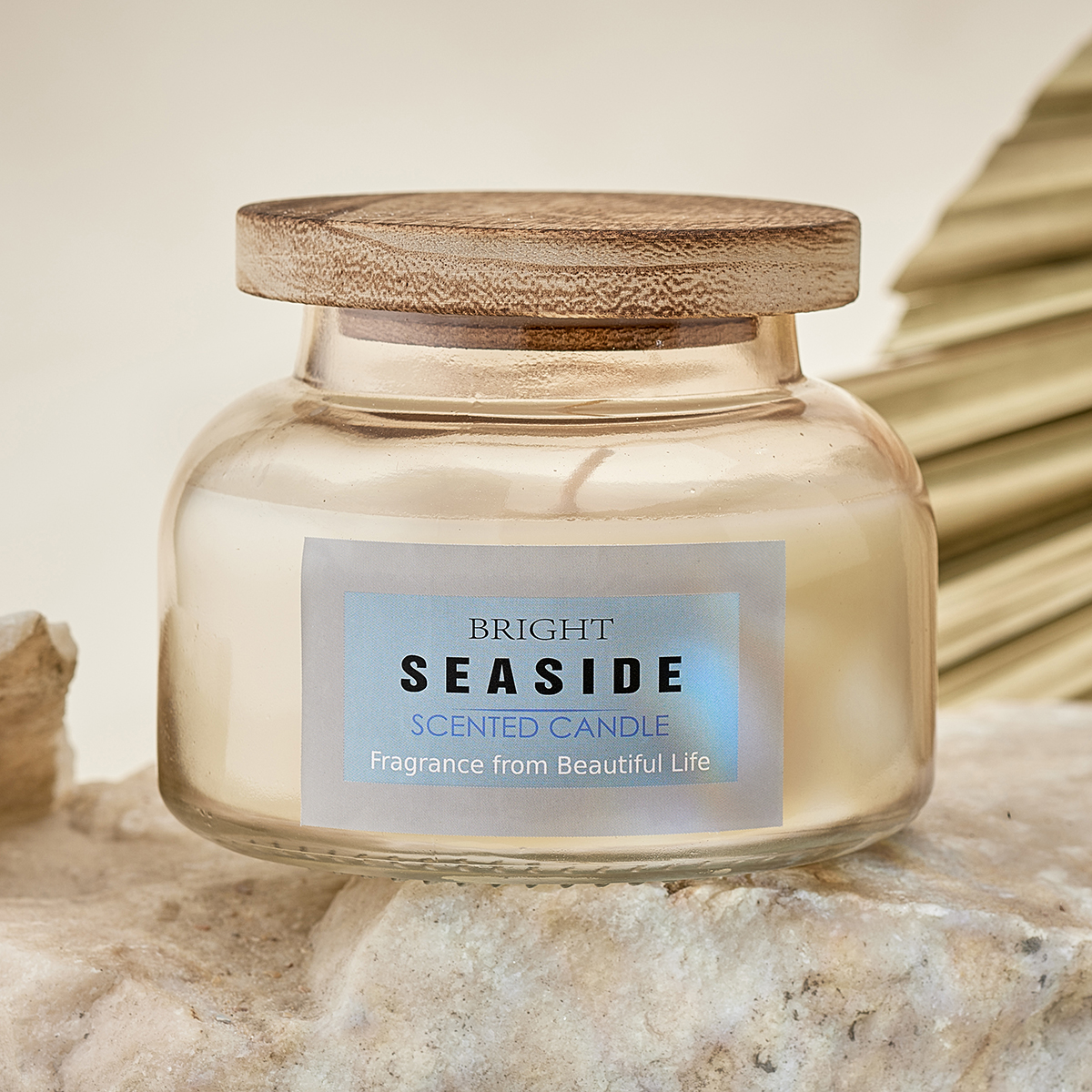 R17440.06 - Duża świeca Matala, biały