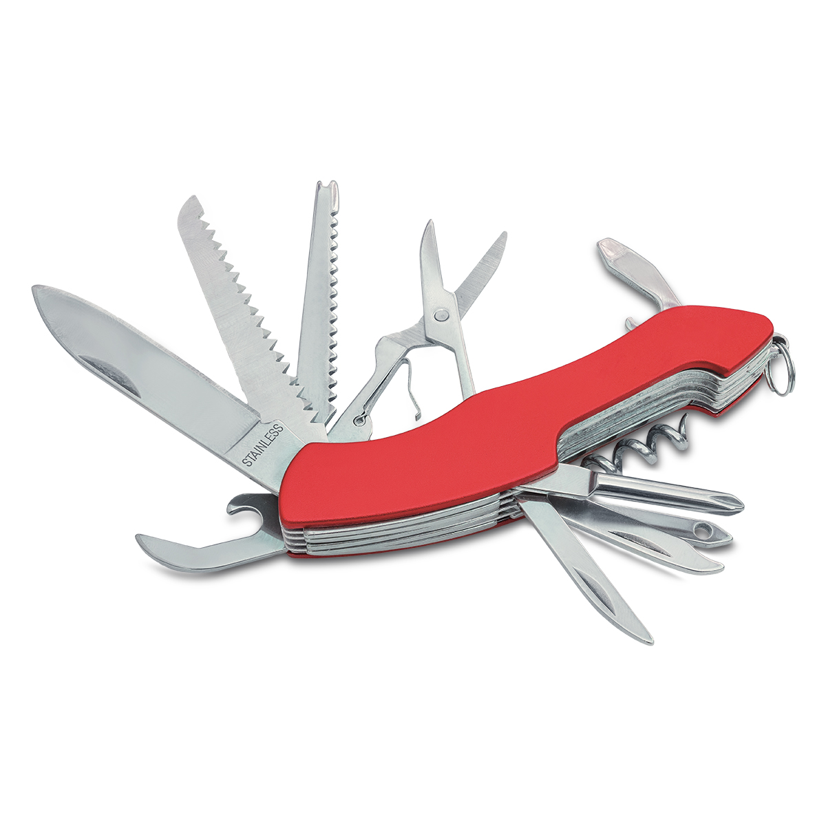 R17486.08 - Zestaw narzędzi w pudełku Camden, czerwony