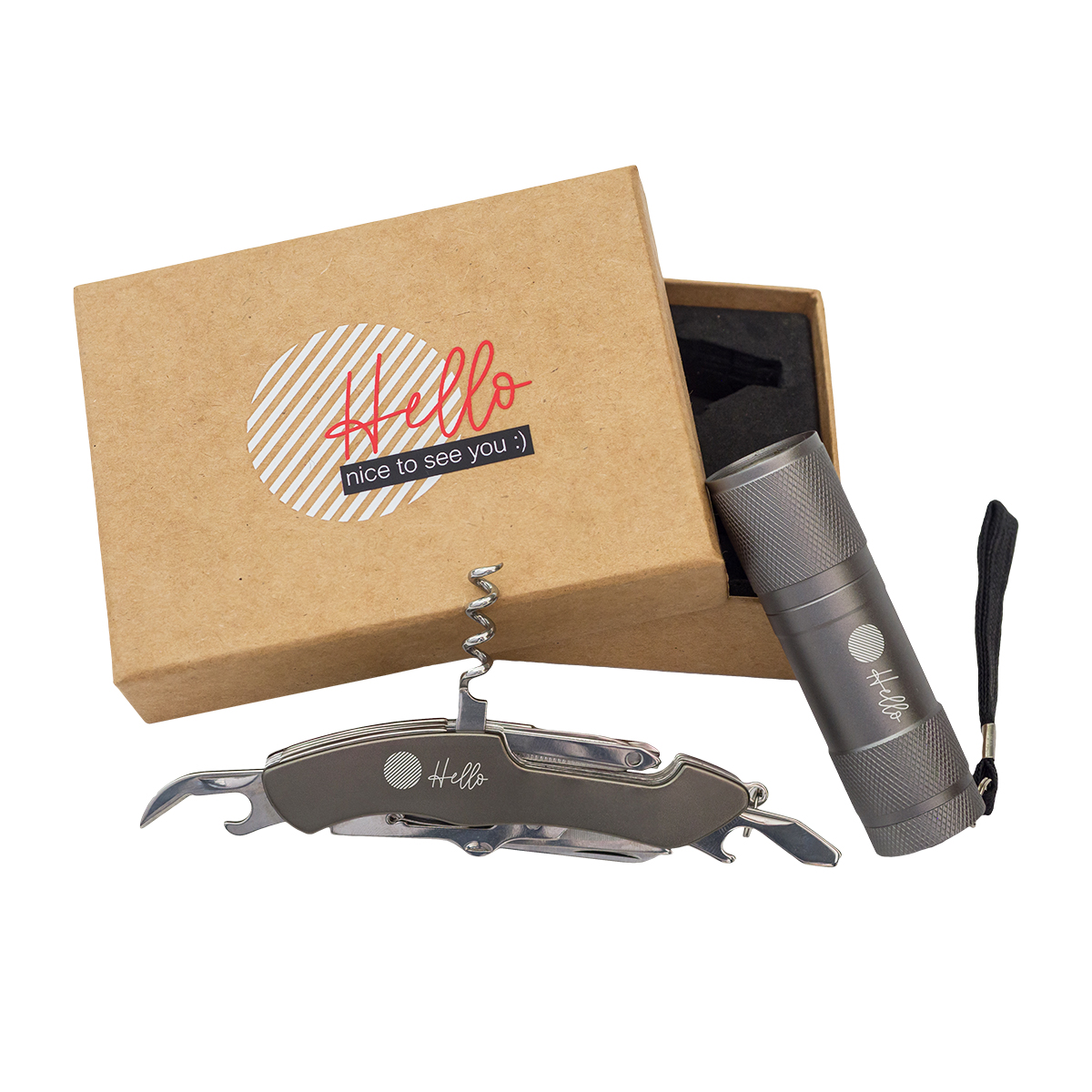 R17486.41 - Zestaw narzędzi w pudełku Camden, grafitowy