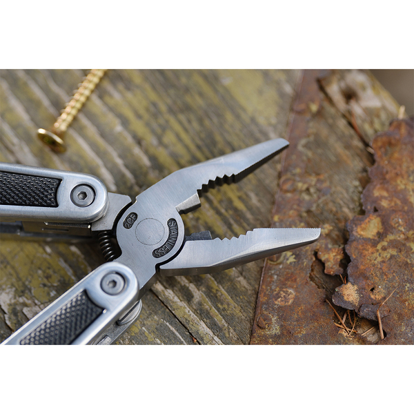 R17536 - Narzędzie wielofunkcyjne z latarką Survivor, czarny