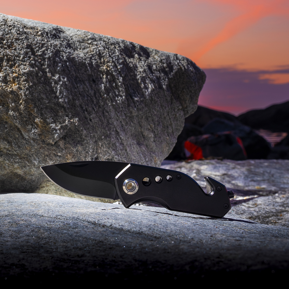 R17555.02 - Nóż składany Intact, czarny