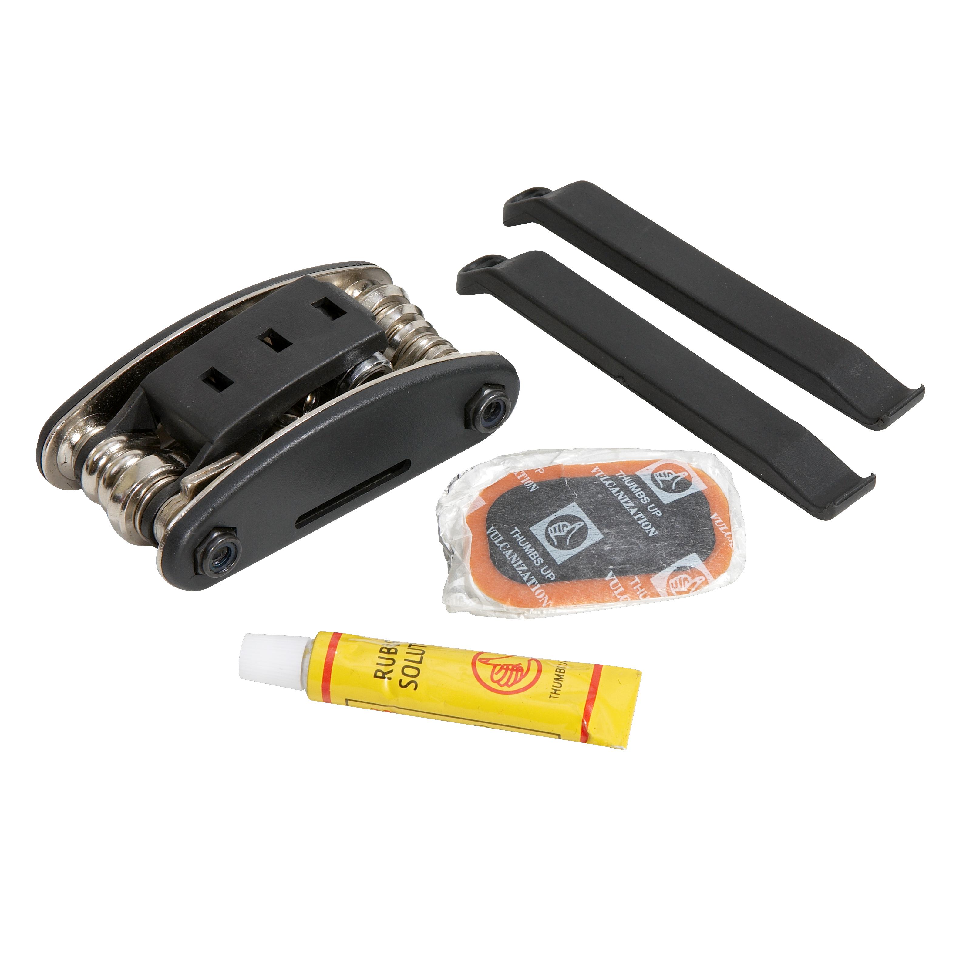 R17695 - Zestaw narzędzi do roweru Biker, czarny