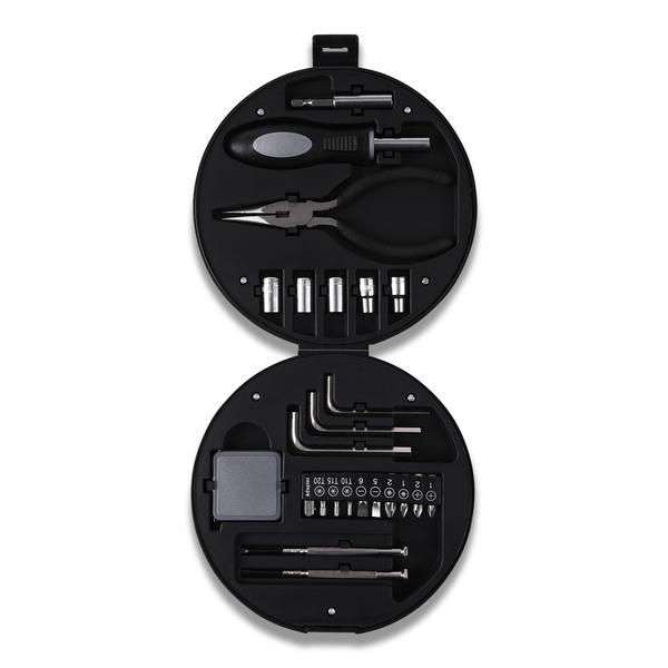 R17723.02.O - Zestaw narzędzi Tire, czarny 