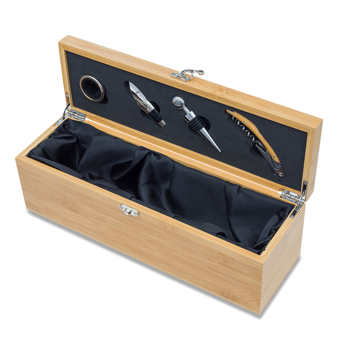 R22523.13 - Skrzynka na wino z akcesoriami Garda, beżowy