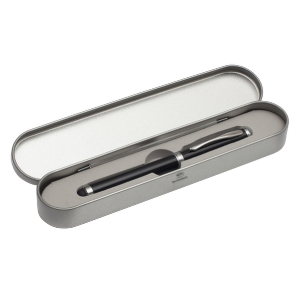 R35423.02.O - Długopis ze wskaźnikiem laserowym Supreme – 4 w 1, czarny 