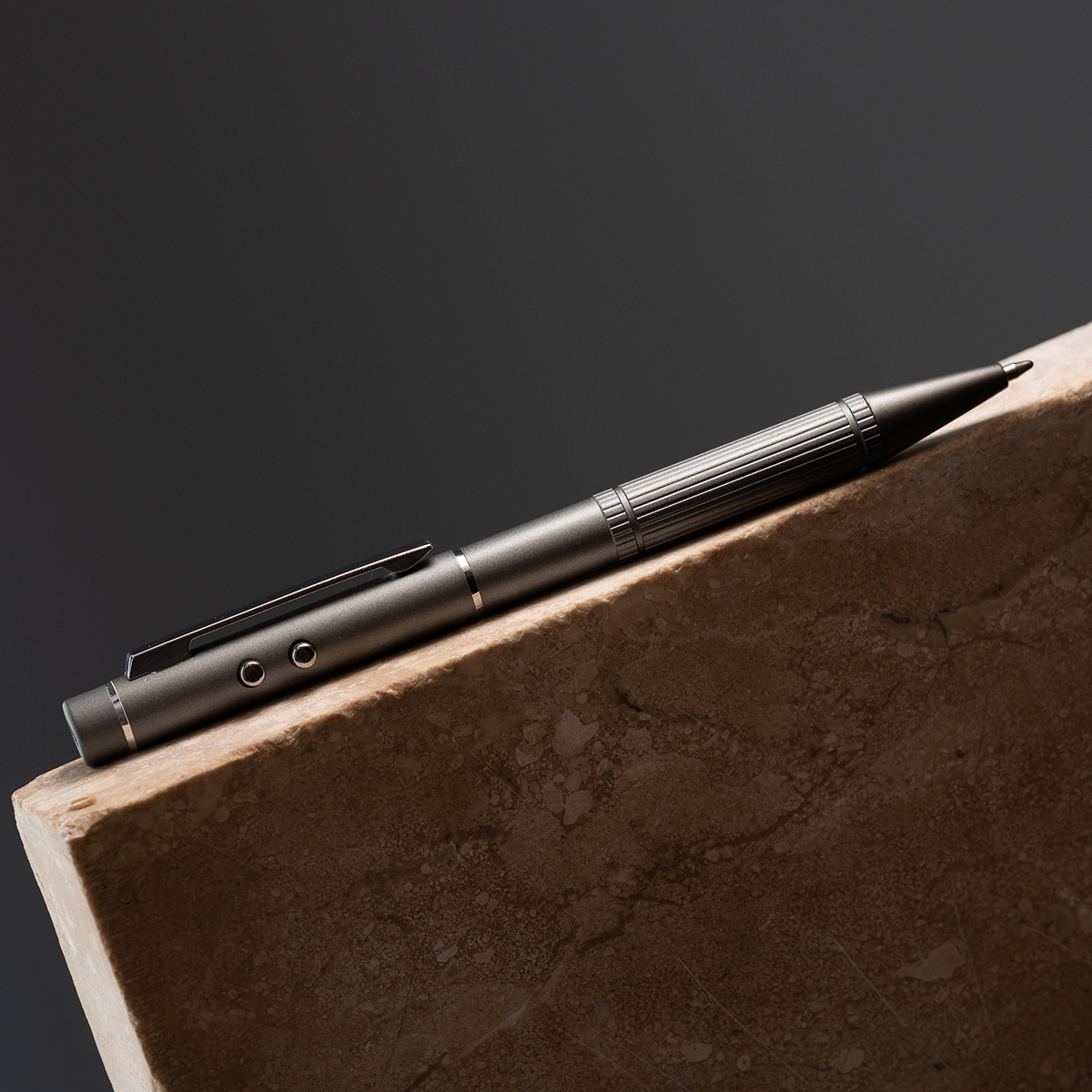 R35424.41 - Długopis ze wskaźnikiem laserowym Stellar, grafitowy