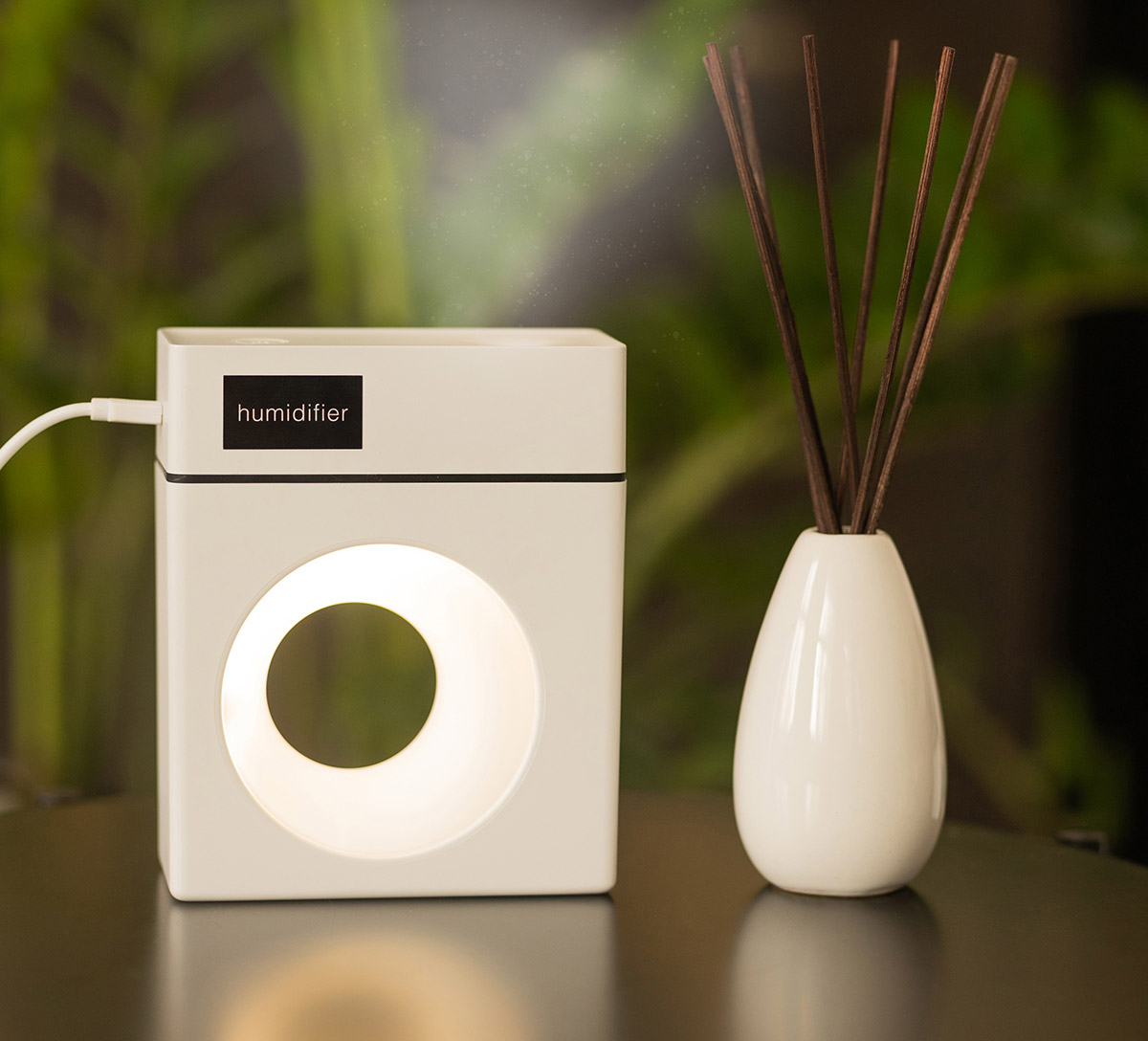 R50159.06.O - Nawilżacz powietrza z lampką Breath, biały