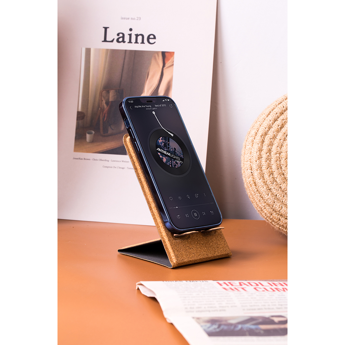 R50164.13 - Indukcyjna ładowarka z korka Cargador, beżowy