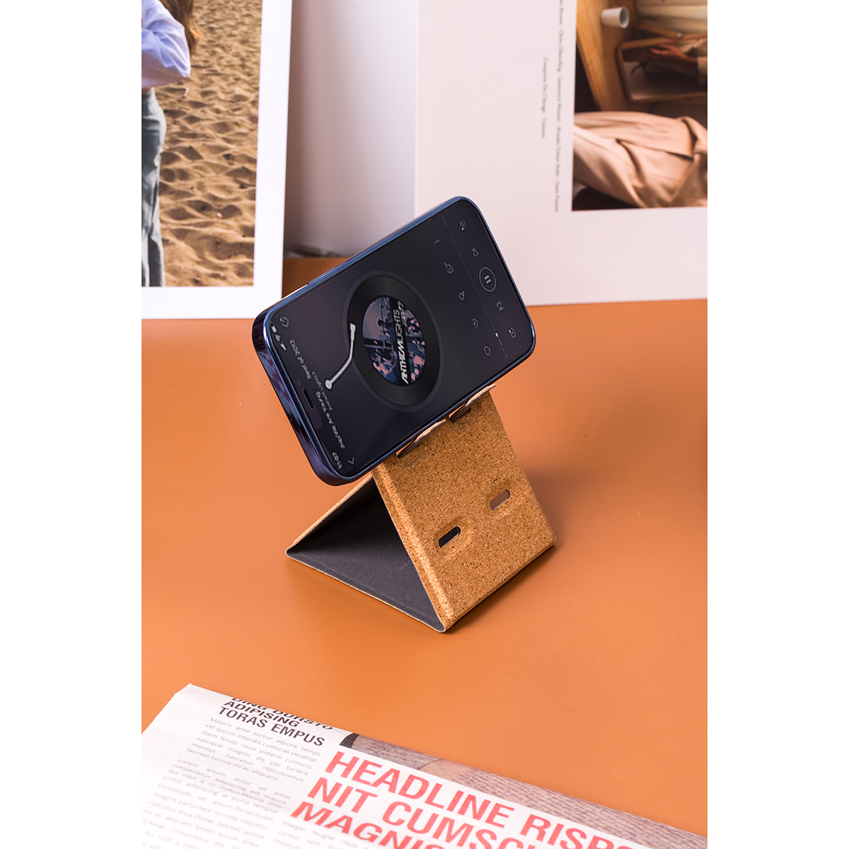 R50164.13 - Indukcyjna ładowarka z korka Cargador, beżowy