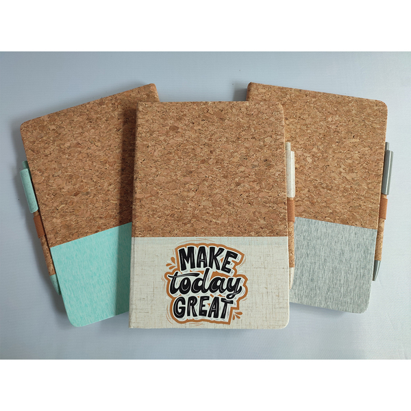 R64259.13 - Zestaw z notesem Tossa, beżowy 