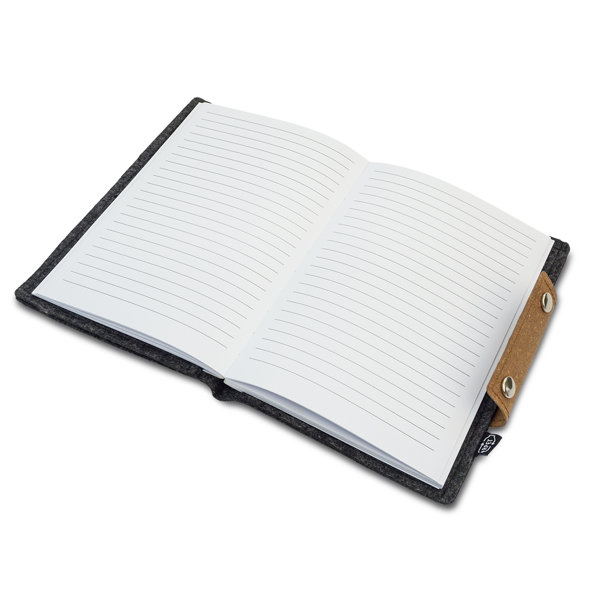 R64264.21 - Organizer w okładce filcowej Iga, szary