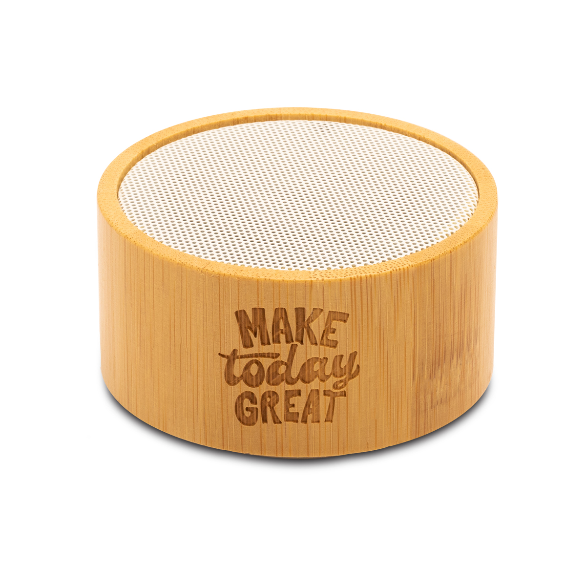 R64374.10 - Bambusowy głośnik Bluetooth Soundy, brązowy