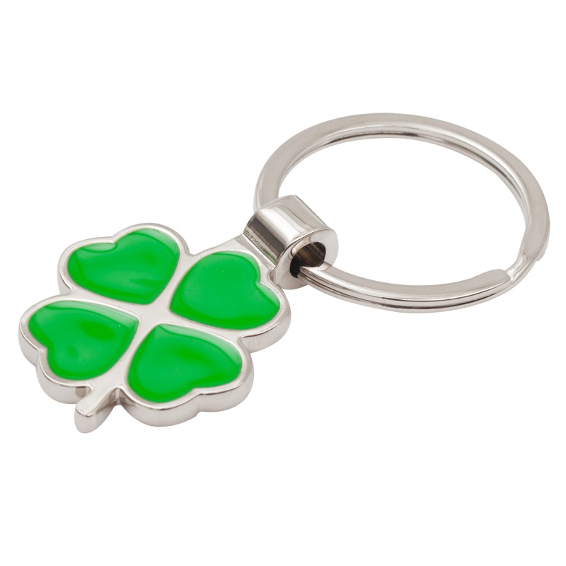 R73188.05 - Brelok Clover Luck, zielony/srebrny