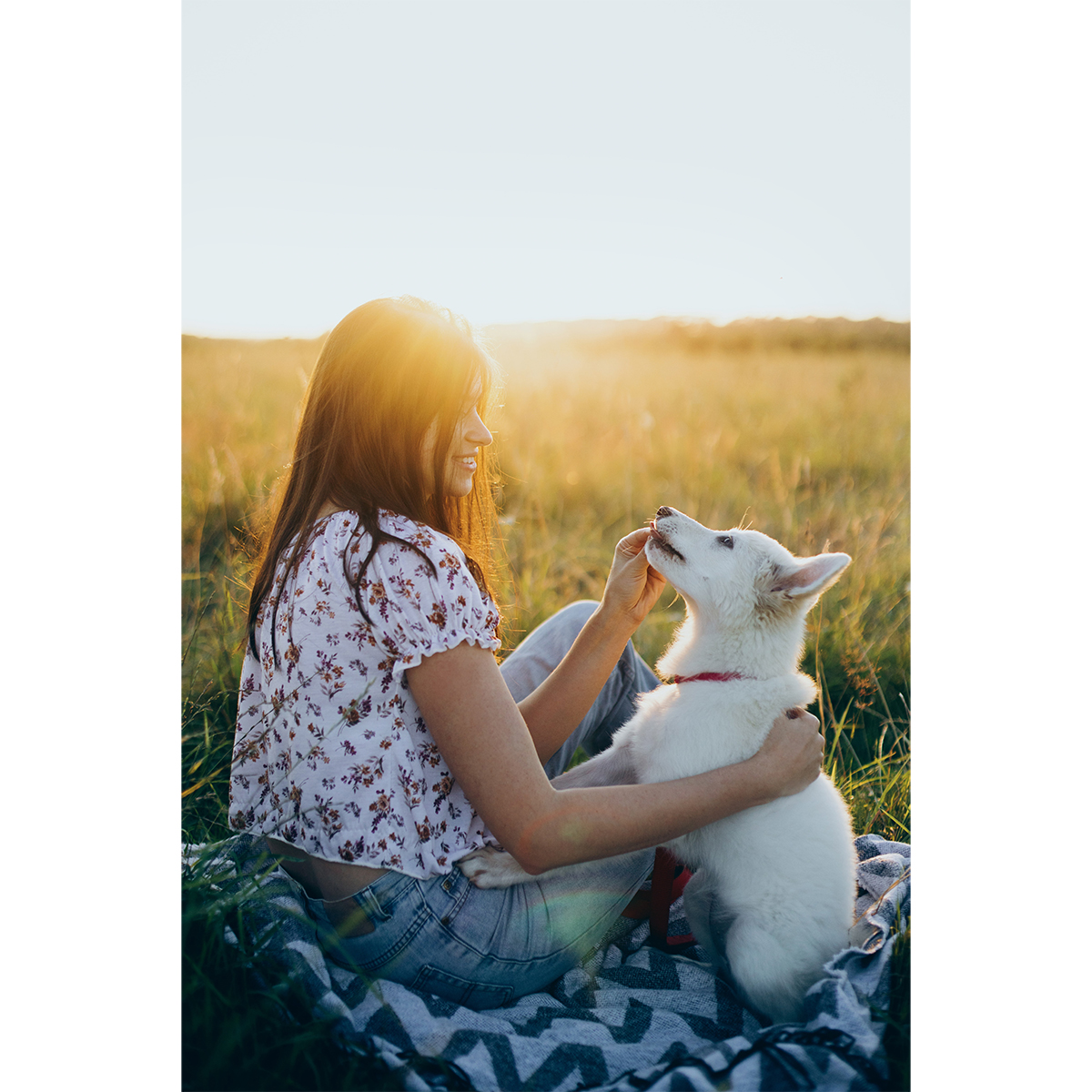 R73619.04 - Frisbee dla psa Hop, niebieski