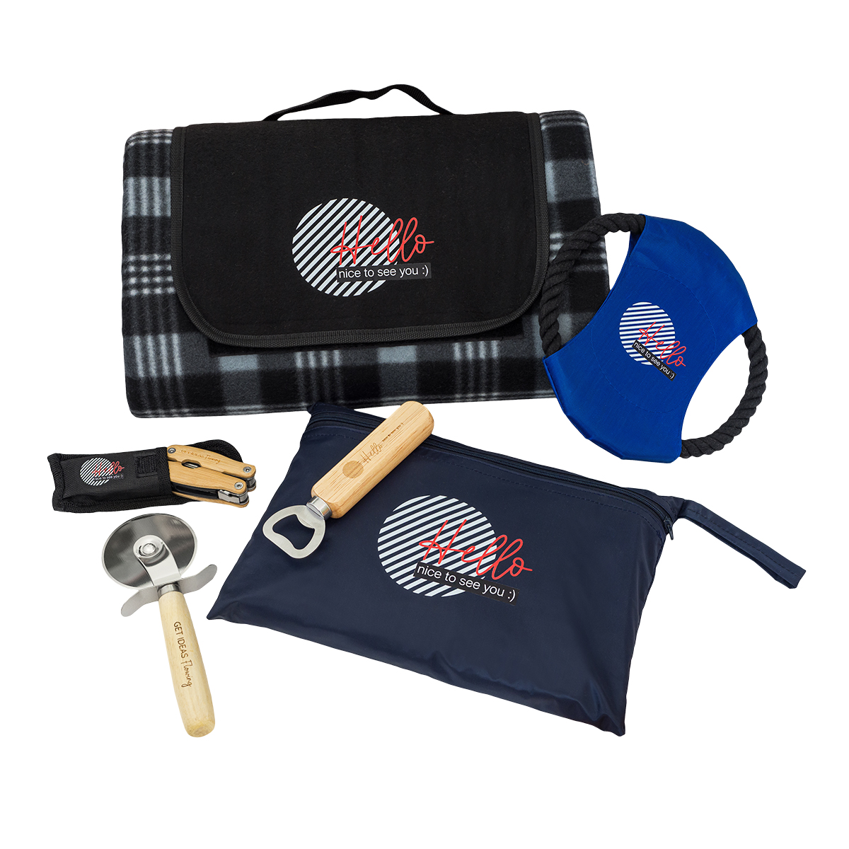 R73619.04 - Frisbee dla psa Hop, niebieski