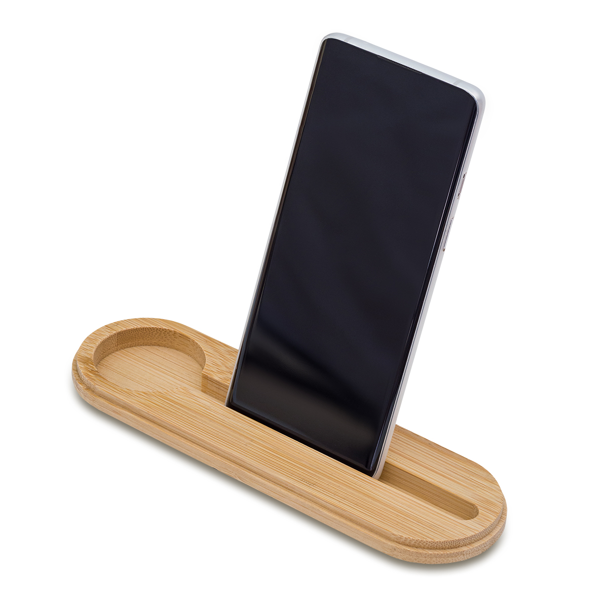 R73644.21 - Piórnik z uchwytem na telefon Jasse, szary