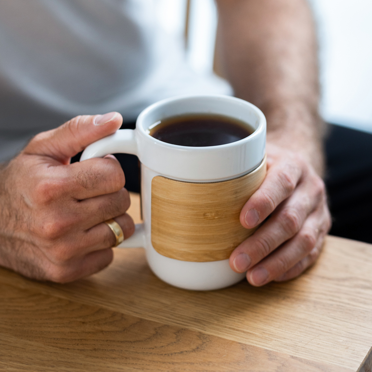 R85303.06 - Kubek ceramiczny Soro, biały