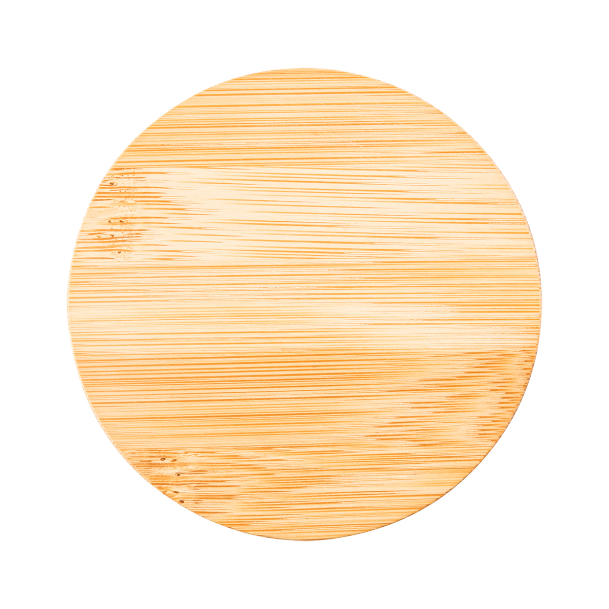 R85309.06.O - Kubek ceramiczny z bambusową przykrywką Giulia, biały